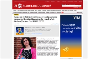 Picture of Ramona Mitrica - Interview for Ziarul Financiar